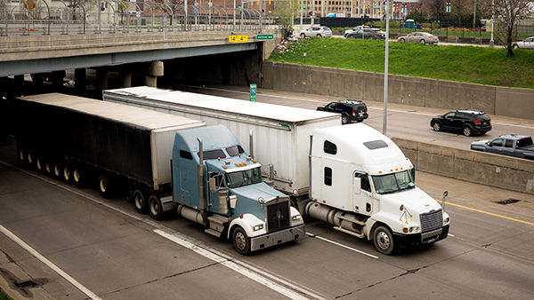 Two Semi Trucks