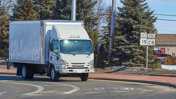 white box truck